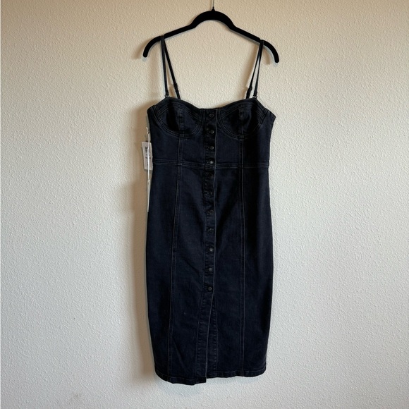 The Denim Forum 90’s MIDI Dress - Picture 6 of 8